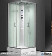 Baderom Glass Dusjer Cubicles Med 2 Skyvedører