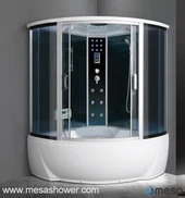 Big Corner Basic dusjkabinett med badekar