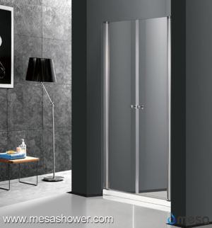 Moderne Simple Design Frameless Bathroom Pivot Swing Dusj Enclosure
