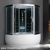 Stort dusjrom med dusjkabinett Hoekseksjon med lav pris