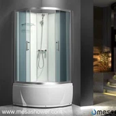 Sektorform Enkel design Dusjkabinett uten tak M-501-AE-3