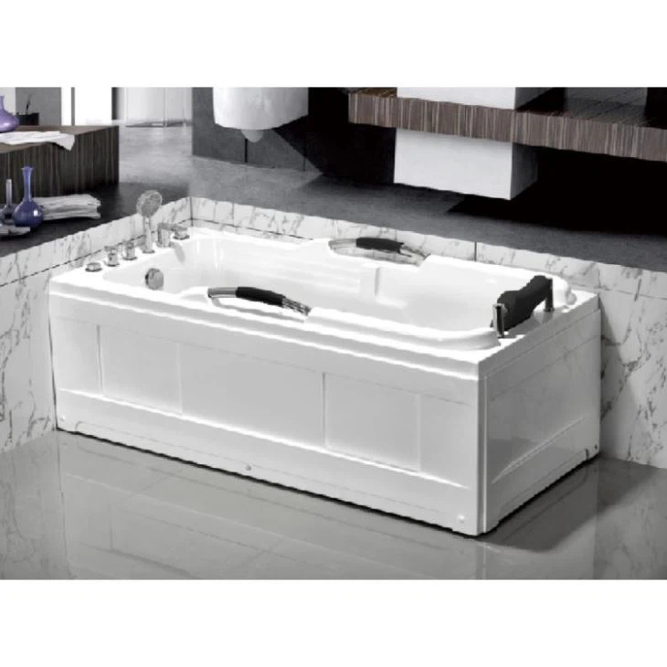 Akryl massasje-boblebadene med armlener